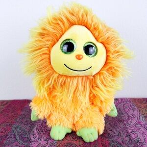 9” Ty Frizzys TANG Orange Green Beanie Baby Stuffed Plush